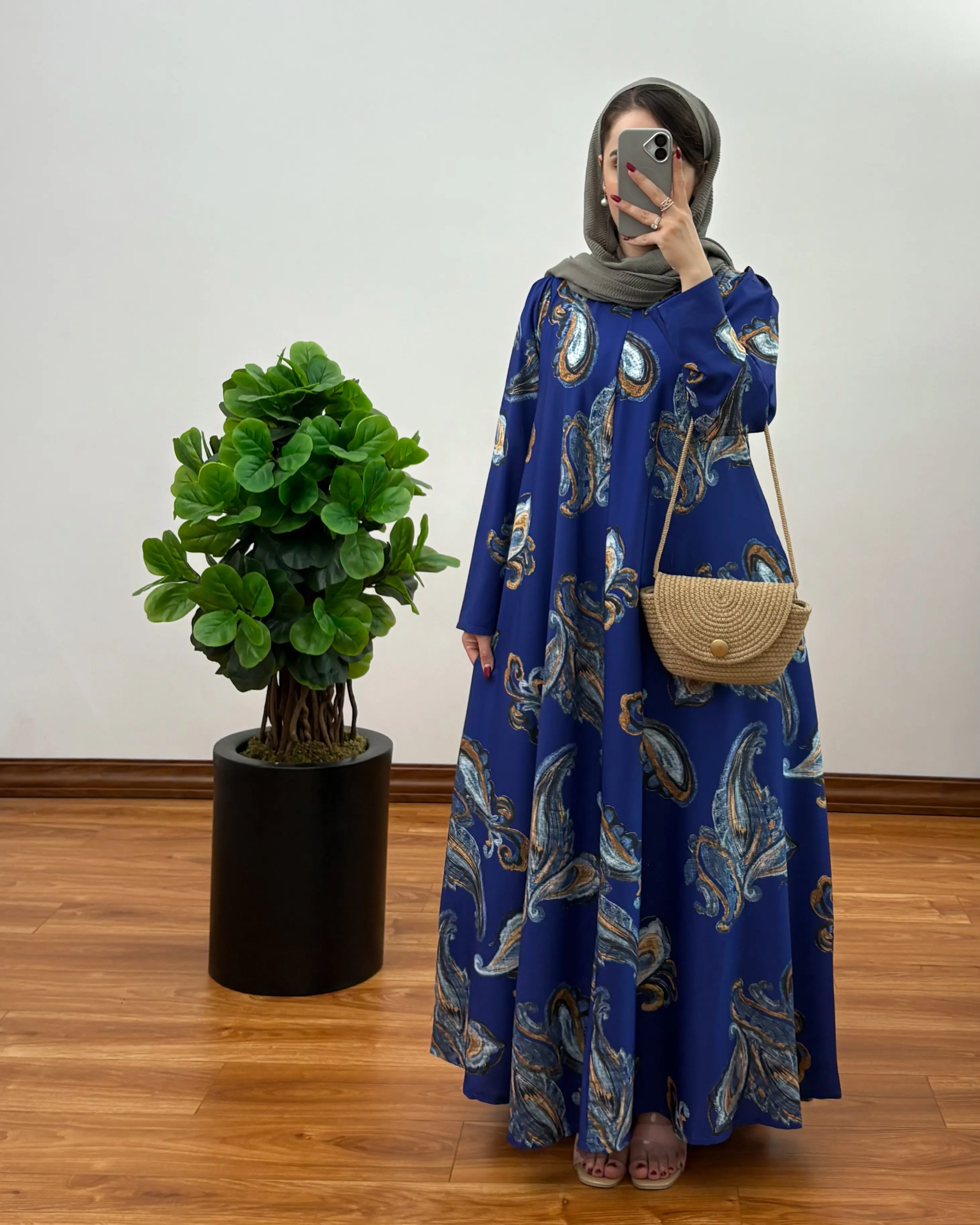 پیراهن مانتویی ایتالیایی ترمه